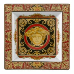 Versace Teller Set-Rosenthal Medusa Rosso Porzellan Design Tasse 22cm