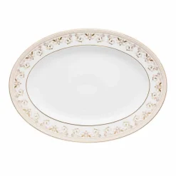 Versace Teller Set-Rosenthal Medusa Gala Ovale Teller 34cm aus Porzellan