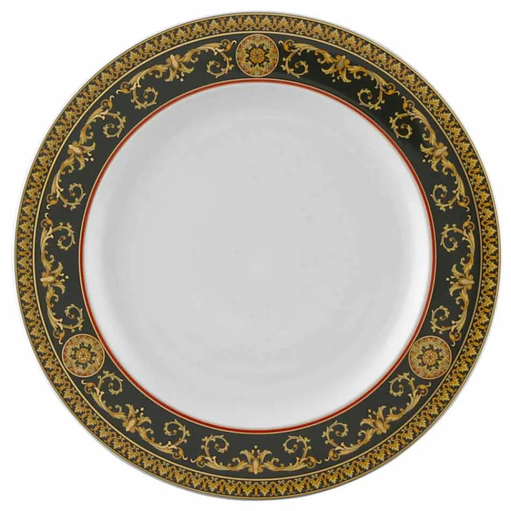 Versace Teller Set-Rosenthal Red Medusa Flacher Teller 27cm aus Porzellan