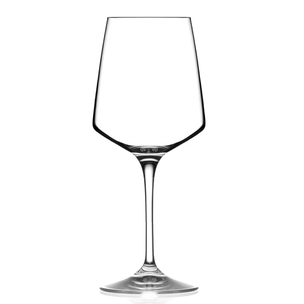 Viadurini Kitchen Italienisches Kristallgeschirr-Rotes oder weißes Eco Crystal Minimal Weinglas Set 12 Stück - Etera