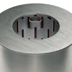 Viadurini Fire Design Brenner Bioethanol-Rundbrenner aus satiniertem Stahl für Bioethanol-Kamin - Griff12