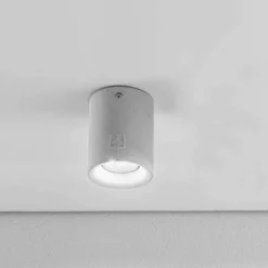 Aldo Bernardi Garten-Wandlampen-Runde Deckenlampe Beton/Gips für den Außenbereich Nadir 10 von