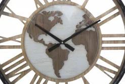 Viadurini Time Design Wanduhren-Runde Wanduhr Durchmesser 60 cm Modern in Eisen und MDF