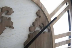 Viadurini Time Design Wanduhren-Runde Wanduhr Durchmesser 60 cm Modern in Eisen und MDF