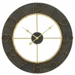 Viadurini Time Design Wanduhren-Runde Wanduhr Durchmesser 70 cm Modernes Design aus Eisen und MDF - Tonia