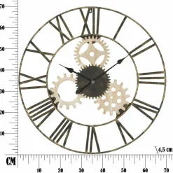 Viadurini Time Design Wanduhren-Runde Wanduhr Durchmesser 70 cm Modernes Design aus Eisen und MDF - Jutta