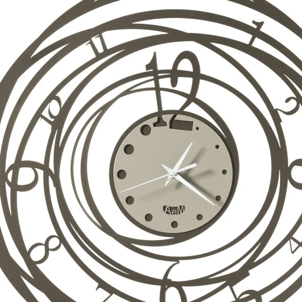 Viadurini Time Design Wanduhren-Runde Wanduhr in Eisen verziertem Design in 3 Farben - Doric