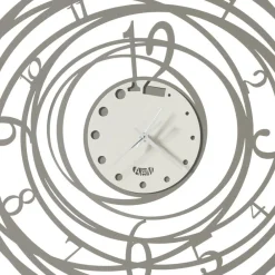 Viadurini Time Design Wanduhren-Runde Wanduhr in Eisen verziertem Design in 3 Farben - Doric