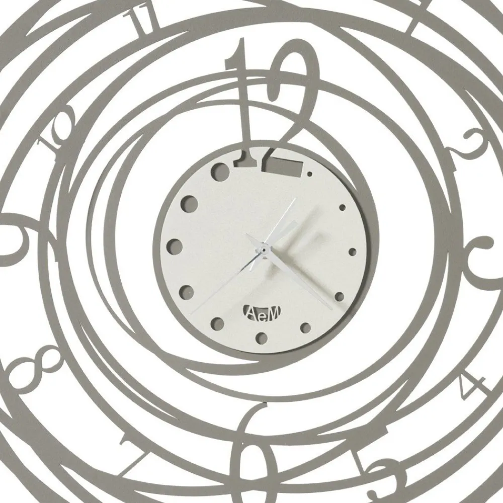 Viadurini Time Design Wanduhren-Runde Wanduhr in Eisen verziertem Design in 3 Farben - Doric