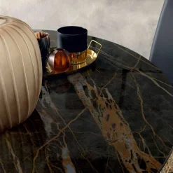 Viadurini Living Runde Tische-Runder ausziehbarer Esstisch aus Laminam Keramik Made in Italy - Lupetto