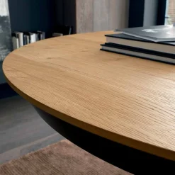 Viadurini Living Runde Tische-Runder ausziehbarer Esstisch mit Holzplatte Made in Italy - Crodino