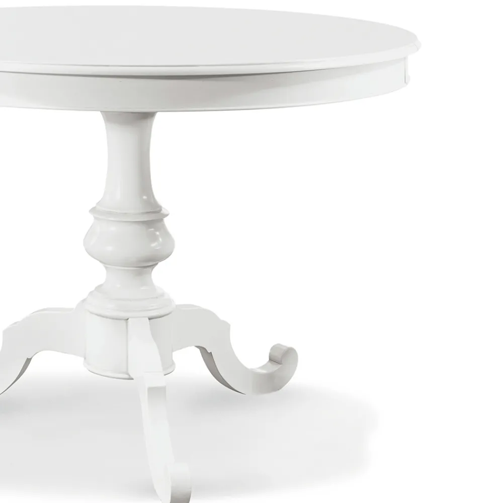 Viadurini Classic Ausziehbare Esstische-Runder ausziehbarer Wohnzimmertisch aus Holz, hergestellt in Italien – Vittoria