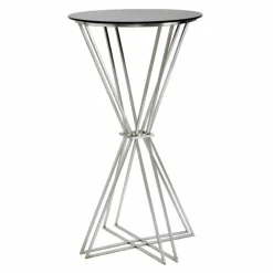 Viadurini Living Esstische-Runder Bartisch im modernen Design aus Eisen und Glas - Benita