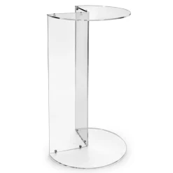 Viadurini Living Moderne Couchtische-Runder Couchtisch aus transparentem Plexiglas Made in Italy - Tabli