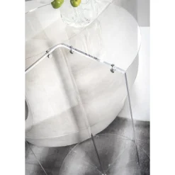Viadurini Living Moderne Couchtische-Runder Couchtisch aus transparentem Plexiglas Made in Italy - Tabli