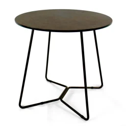 Viadurini Living Moderne Couchtische-Runder Couchtisch mit Platte aus Feinsteinzeug, hergestellt in Italien – Paini