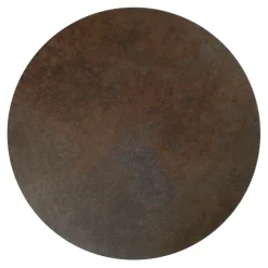 Viadurini Living Moderne Couchtische-Runder Couchtisch und Sockel aus Steinzeug mit 3 Halbmonden, hergestellt in Italien – Arepa