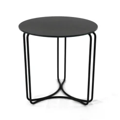 Viadurini Living Moderne Couchtische-Runder Couchtisch und Sockel aus Steinzeug mit 3 Halbmonden, hergestellt in Italien – Arepa