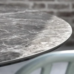 Viadurini Living Runde Tische-Runder Esstisch aus Glaskeramik und Metall Made in Italy - Alfero