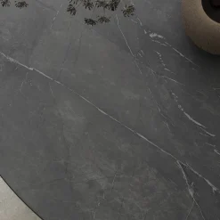 Viadurini Living Runde Tische-Runder Esstisch aus Metall und laminiertem HPL Made in Italy - Bastiano