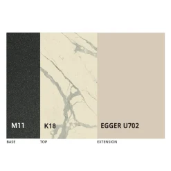 Viadurini Living Runde Tische-Runder Esstisch ausziehbar auf 270 cm aus Keramik Made in Italy - Muschio