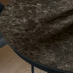 Viadurini Living Runde Tische-Runder Esstisch mit ausziehbarer Platte bis 180 cm Made in Italy - Muschio