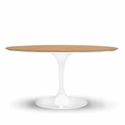 Viadurini Living Runde Tische-Runder Esstisch mit fein furnierter Platte, hergestellt in Italien – Dollars