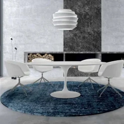 Viadurini Living Esstische-Runder Esstisch mit Laminatplatte, hergestellt in Italien – Dollars