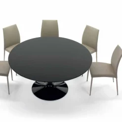 Viadurini Living Esstische-Runder Esstisch mit Laminatplatte, hergestellt in Italien – Dollars