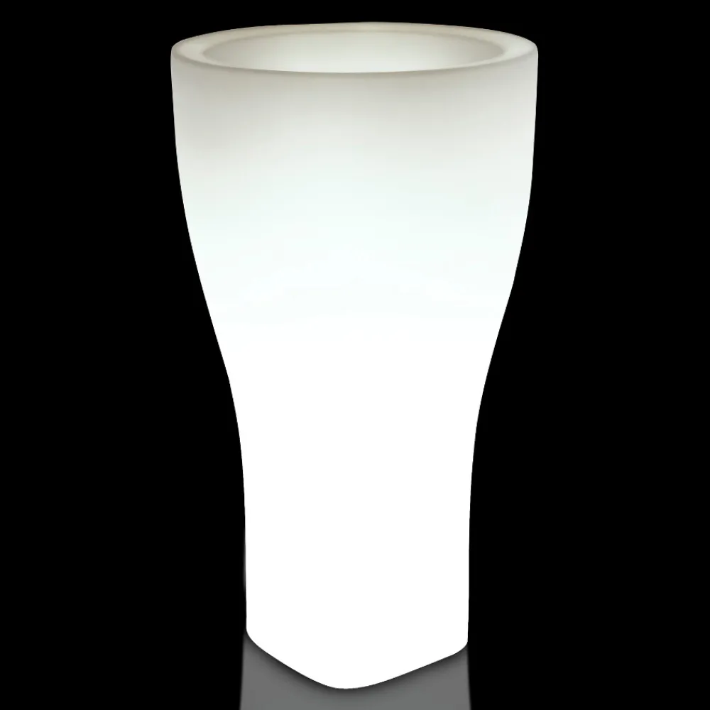 Viadurini in the Garden Gartenideen-Runder farbiger Gartentopf aus Polyethylen Made in Italy - Tremont