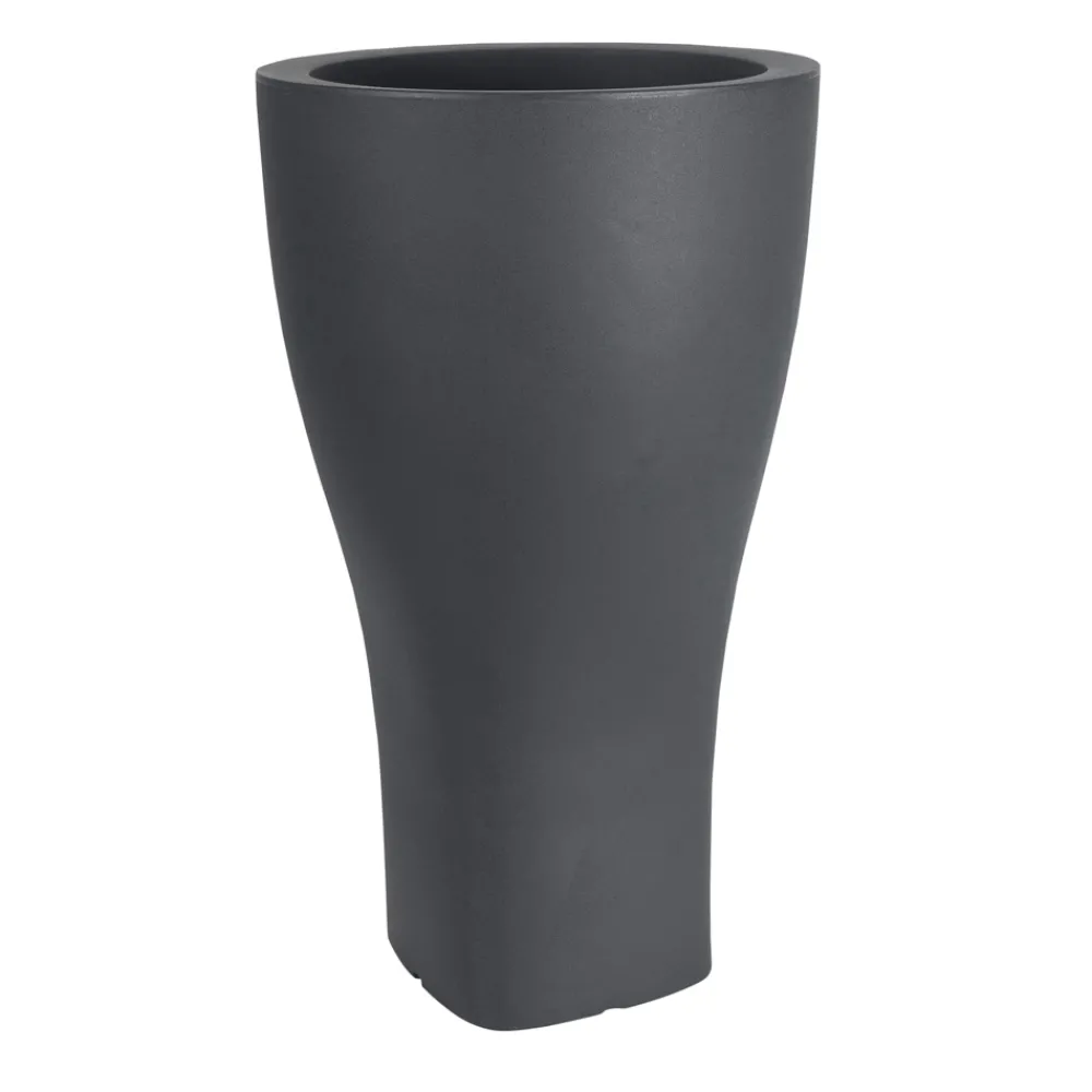 Viadurini in the Garden Gartenideen-Runder farbiger Gartentopf aus Polyethylen Made in Italy - Tremont