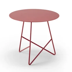 Viadurini in the Garden Garten Beistelltisch-Runder Garten Couchtisch aus Metall in verschiedenen Farben und 3 Größen - Magali