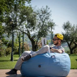 Viadurini in the Garden Gartenideen-Runder Gartenhocker mit abnehmbarem wasserdichtem Nylon - Mambo