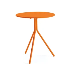 Viadurini in the Garden Gartentische Fest-Runder Gartentisch aus verzinktem Stahl Made in Italy - Ralph