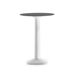 Viadurini Living Runde Tische-Runder Hochtisch aus Polyethylen mit HPL-Platte Hergestellt in Italien - Pito