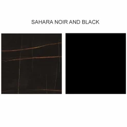 Viadurini Living Moderne Couchtische-Runder Luxus-Couchtisch aus Gres und Esche Made in Italy - Bering