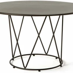 Viadurini in the Garden Gartentische Fest-Runder moderner Tisch im Freien aus lackiertem Metall Made in Italy - Ibra