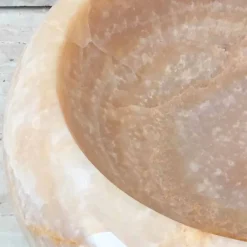 Viadurini Bathroom Steinwaschbecken-Runder Onyx-Aufsatzbecken Arlie im modernen Design, handgefertigtes Waschbecken