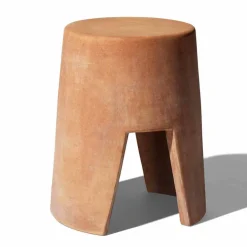 Viadurini in the Garden Garten Beistelltisch-Runder Outdoor-Couchtisch aus Terrakotta Made in Italy - Degolino