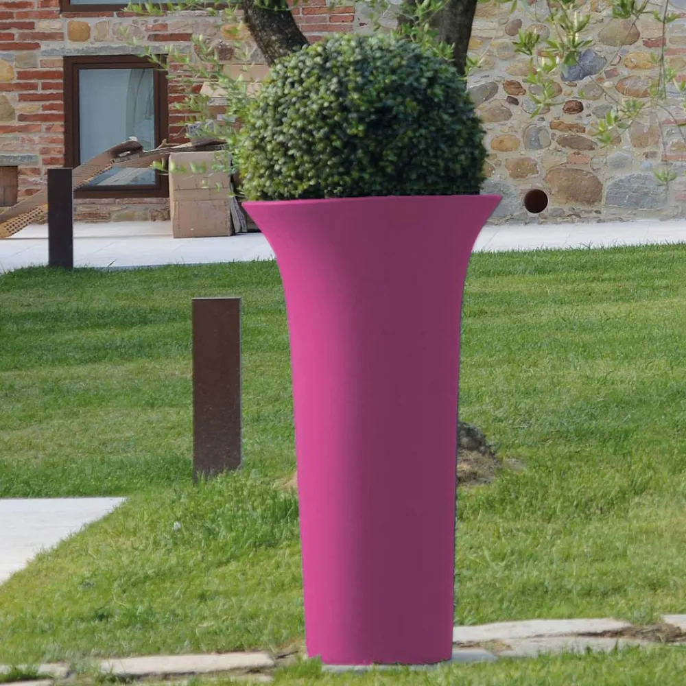 Viadurini in the Garden Gartenideen-Runder Pflanzkübel aus Polyethylen Made in Italy - Tremont