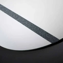 Viadurini Living Wandspiegel-Runder Spiegel Athos made in Italy, modernes Design, Glitzer und Glas