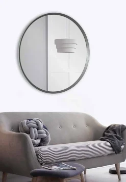 Viadurini Living Wandspiegel-Runder Wandspiegel mit lackiertem Rahmen von elegantem modernem Design - Odosso