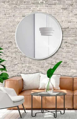 Viadurini Living Wandspiegel-Runder Wandspiegel mit lackiertem Rahmen von elegantem modernem Design - Odosso