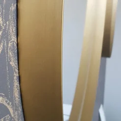 Viadurini Bathroom Wandspiegel-Runder Wandspiegel mit Metallrahmen in verschiedenen Farben und LED-Licht - Renga