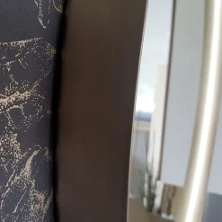 Viadurini Bathroom Wandspiegel-Runder Wandspiegel mit Metallrahmen in verschiedenen Farben und LED-Licht - Renga