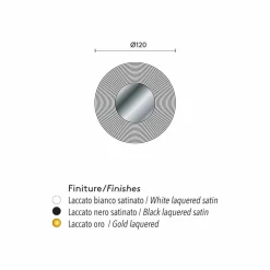 Viadurini Living Wandspiegel-Runder Wandspiegel mit Spiegelrahmen aus MDF