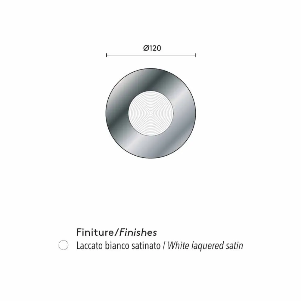 Viadurini Living Wandspiegel-Runder Wandspiegel mit Spiegelrahmen aus MDF