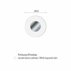 Viadurini Living Wandspiegel-Runder Wandspiegel modernes Design Malva