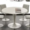 Viadurini Runde Tische-Runder weisser Essitisch Topeka, in modernem Design