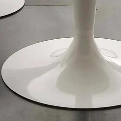 Viadurini Runde Tische-Runder weisser Essitisch Topeka, in modernem Design